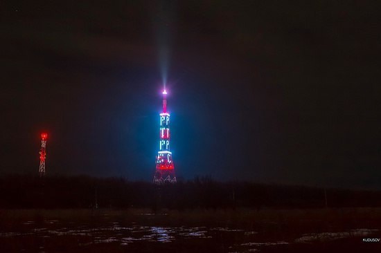  Телебашня в Черкесске засияет в честь Дня Победы