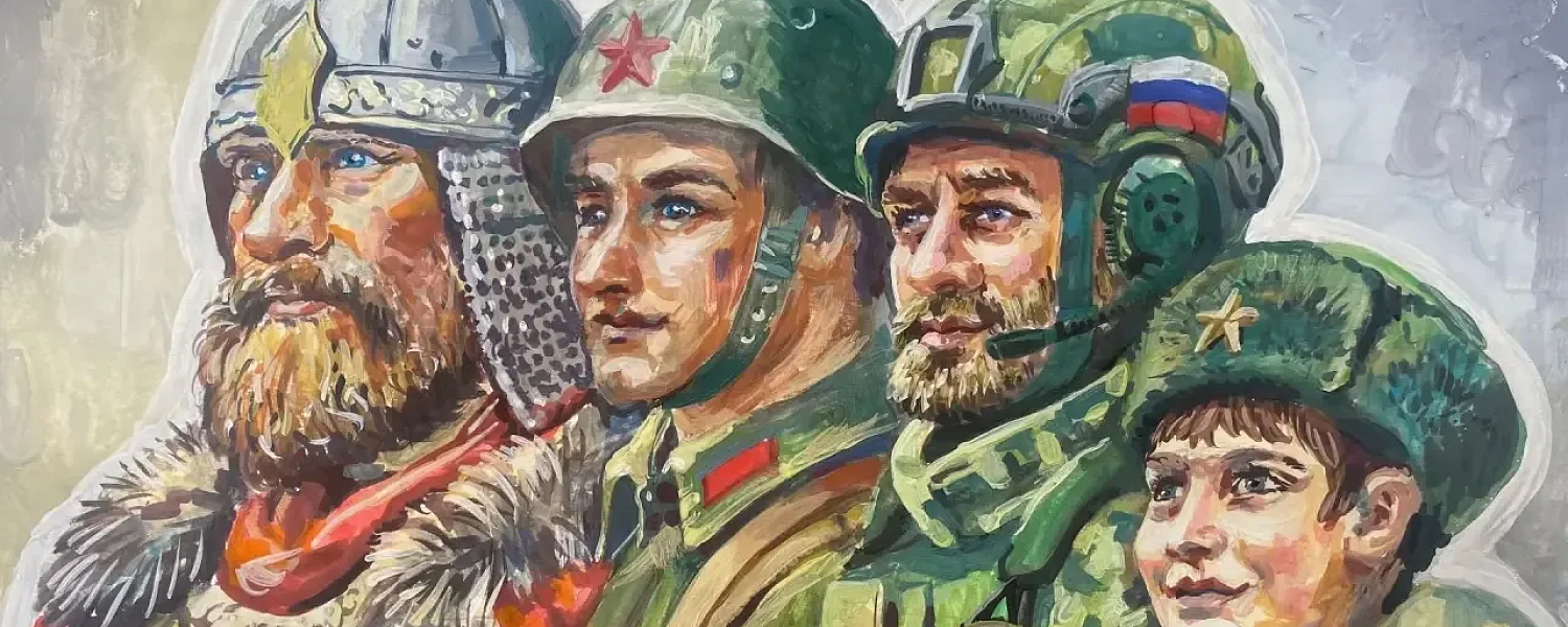 Рисунок жительницы КЧР станет коллекционной открыткой ко Дню Победы