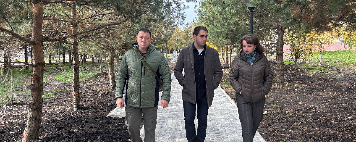 Участник кадровой программы «Герои Карачаево-Черкесии» Рашид Акбаев ознакомился с ходом благоустройства сельских территорий